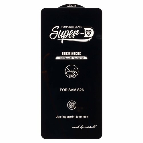 Защитное стекло Samsung S26 черный FullGlue Brera