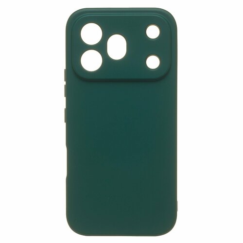 Накладка Huawei Honor 600 Pro темно-зеленый Silicone Case Full без лого