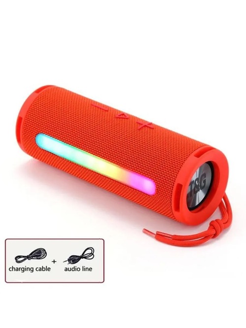Колонка Бумбокс TG374 TF/AUX/USB/bluetooth оранжевый