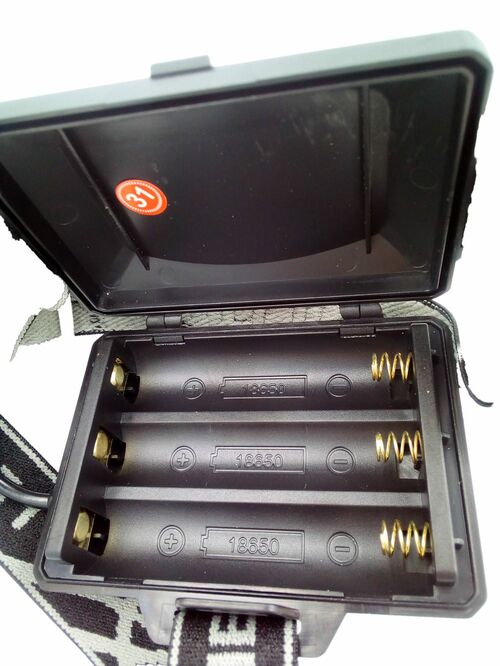 Фонарик налобный No brand 8117M-PM30-TG 1 LED 3*18650 - 3