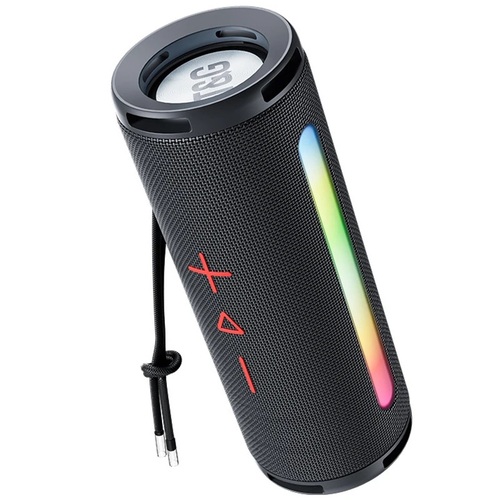 Колонка Бумбокс TG374 TF/AUX/USB/bluetooth черный