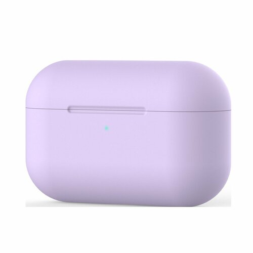 Чехол для наушников AirP 3 Silicone Case без лого силикон, фиолетовый с карабином