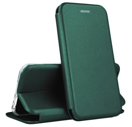 Чехол-книжка Realme 8/8 Pro зеленый горизонтальный Fashion Case - 2