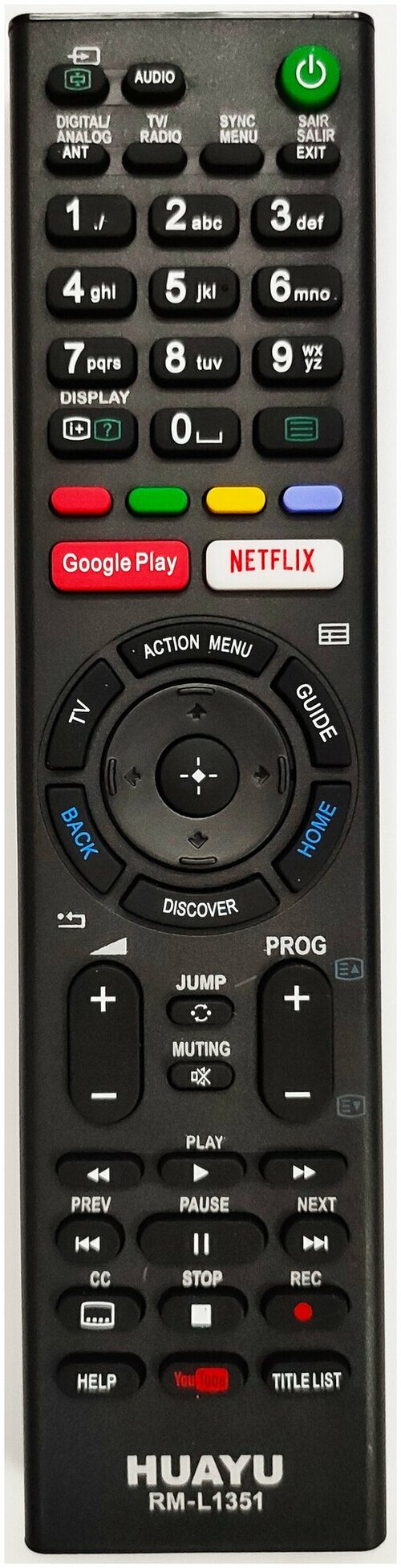 Пульт дистанционного управления для ТВ SONY RM-L1351 универсальный