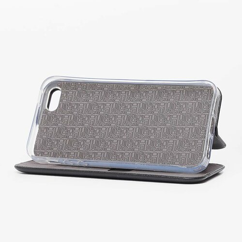 Чехол-книжка Apple iPhone 5/5S/SE черный горизонтальный Fashion Case - 5