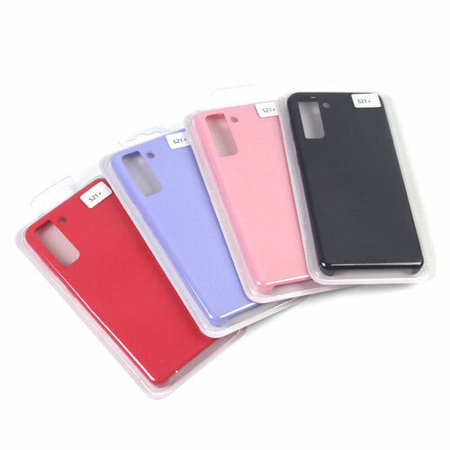 Накладка Samsung S21 Plus/S30 Plus черный Silicone Case без лого