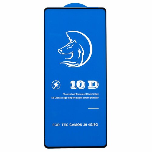 Защитное стекло Tecno Camon 30 4G черный 3D Activ