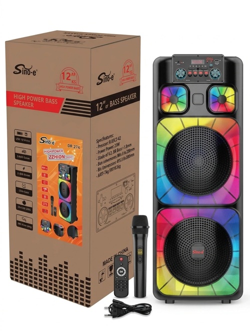 Колонка Напольная ZQS-12213 TF/AUX/Radio/USB/bluetooth