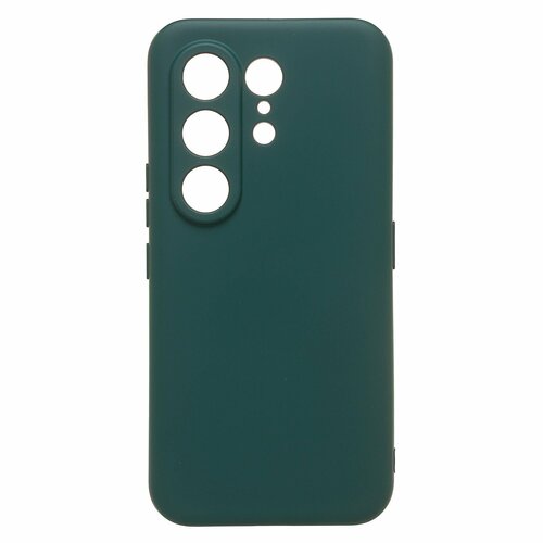 Накладка Tecno Camon 50 Pro 5G темно-зеленый Silicone Case Full без лого