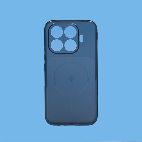 Накладка Xiaomi 17T черный прозрачный силикон SafeMag