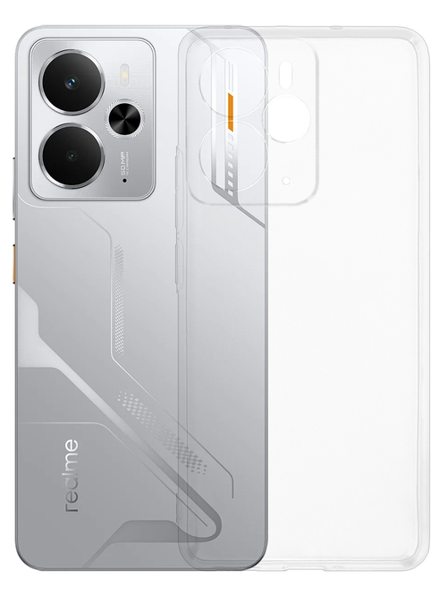 Накладка Realme 14T прозрачный силикон Activ