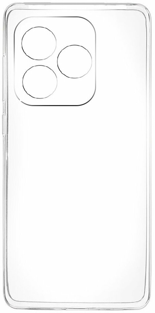 Накладка Huawei Honor 400 Lite прозрачный с защитой камеры 1.5мм силикон