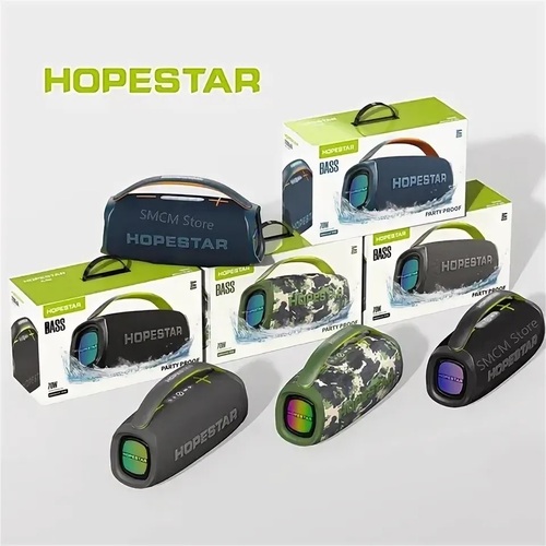Колонка Бумбокс Hopestar A40 TF/AUX/USB/bluetooth 70Вт хаки