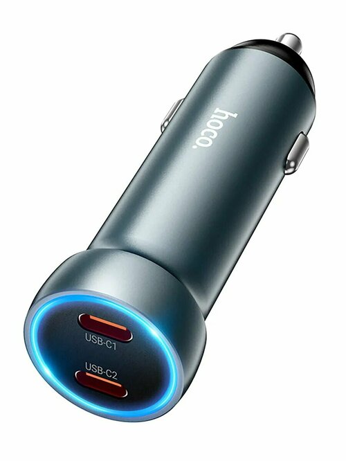 Автомобильные зарядные устройства HOCO Z54B 2USB Type-C 60W