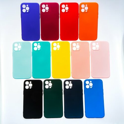 Накладка Xiaomi Poco F7 Pro бордовый силикон ZB Hard Case