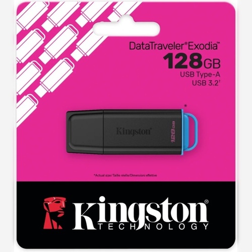 Флешка USB Kingston 128GB Exodia G2 USB 3.2,
