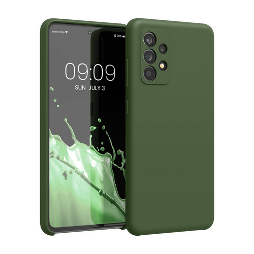 Накладка Samsung A53 хаки Silicone Case Full без лого