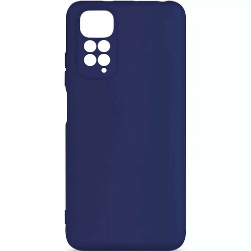 Накладка Xiaomi Redmi Note 11/11S синий Silicone Case без лого