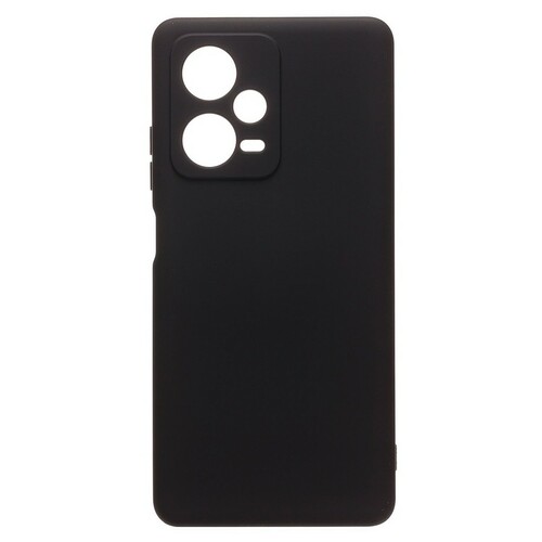 Накладка Xiaomi Poco X5 Pro/Redmi Note 12 Pro/12 Pro Plus черный Silicone Case Full без лого