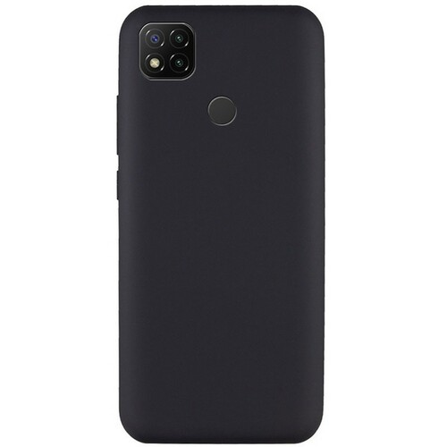 Накладка Xiaomi Redmi 10A/9C/Poco C31 черный Silicone Case без лого