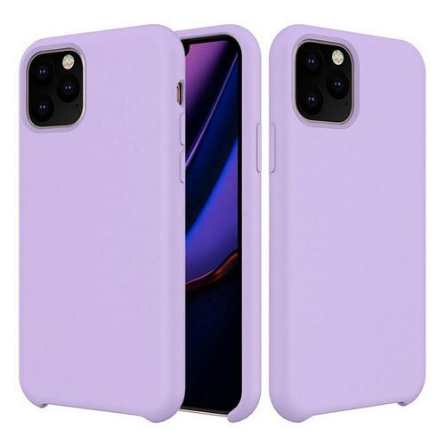 Накладка Apple iPhone 11 Pro Max сиреневый Silicone Case без лого