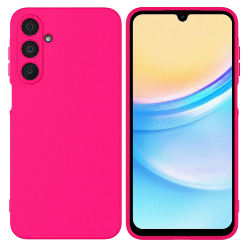 Накладка Samsung S25 ярко-розовый Silicone Case Full без лого