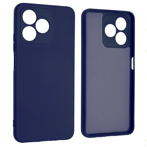 Накладка Xiaomi Poco M6 4G/Redmi 13 4G синий Silicone Case Full без лого