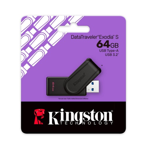 Флешка USB Kingston 64GB Exodia S USB 3.2,