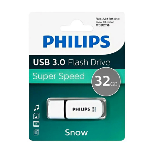 Флешка USB Philips 32GB SNOW USB 3.0 белый