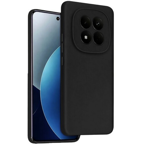Накладка Xiaomi Redmi Note 15 Pro 4G черный Silicone Case Full без лого