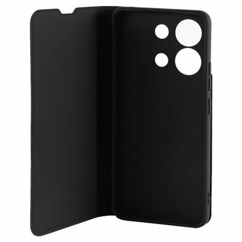 Чехол-книжка Xiaomi Redmi Note 13 4G черный горизонтальный RedLine Unit New - 3