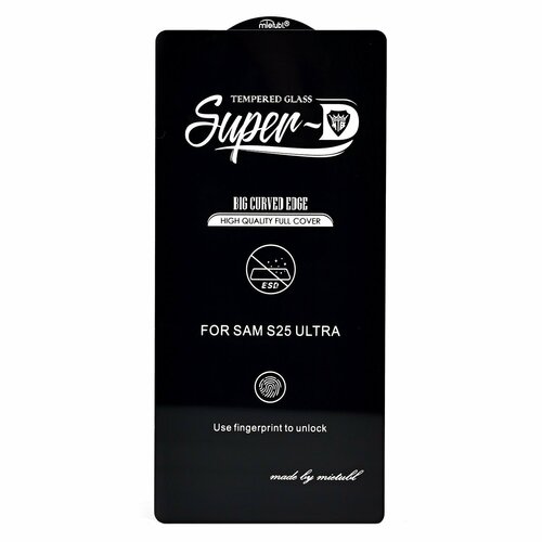 Защитное стекло Samsung S25 Ultra черный FullGlue Brera