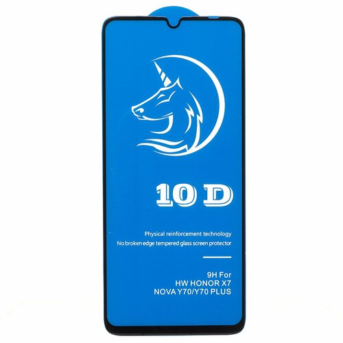 Защитное стекло Huawei Honor X7/X7a черный 3D Activ