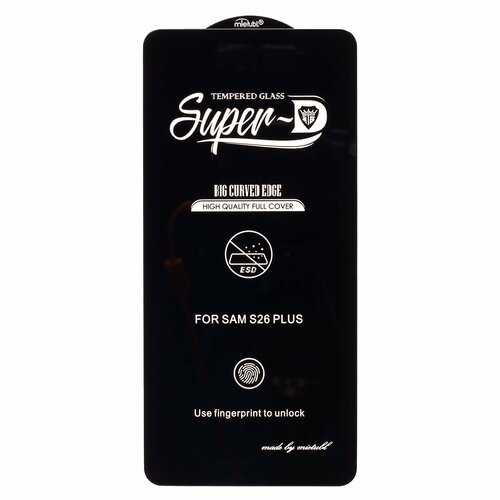 Защитное стекло Samsung S26 Plus черный FullGlue Brera