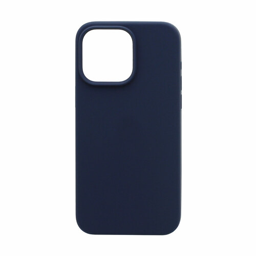 Накладка Apple iPhone 15 Pro Max темно-синий Silicone Case Full без лого