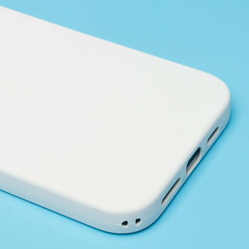 Накладка Apple iPhone 14 Pro белый Silicone Case Full без лого - 3