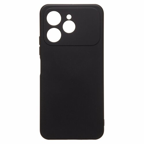 Накладка Tecno Spark 40 4G черный Silicone Case Full без лого
