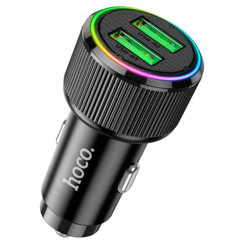 Автомобильные зарядные устройства HOCO NZ14 2USB черный 36W