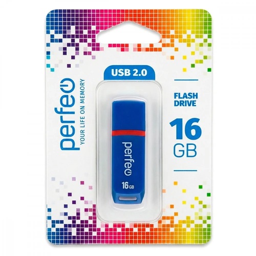 Флешка USB Perfeo 16GB C11 синий