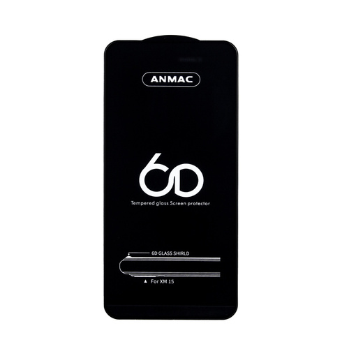 Защитное стекло Xiaomi 15 черный 6D Anmac тех.пак