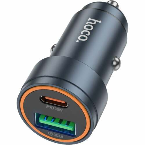 Автомобильные зарядные устройства HOCO Z57A 1USB+USB Type-C 30W