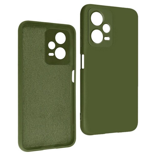 Накладка Xiaomi Poco X5 5G/Redmi Note 12 5G хаки Silicone Case Full без лого