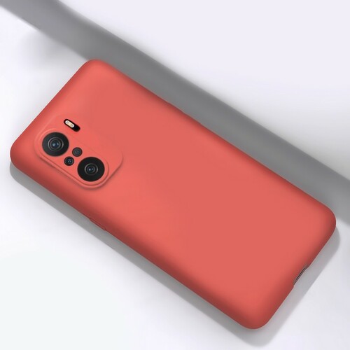 Накладка Xiaomi Redmi Note 10/10S/Poco M5S розовый Silicone Case Full без лого