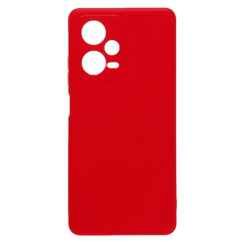 Накладка Xiaomi Poco X5 Pro/Redmi Note 12 Pro/12 Pro Plus красный Silicone Case Full без лого