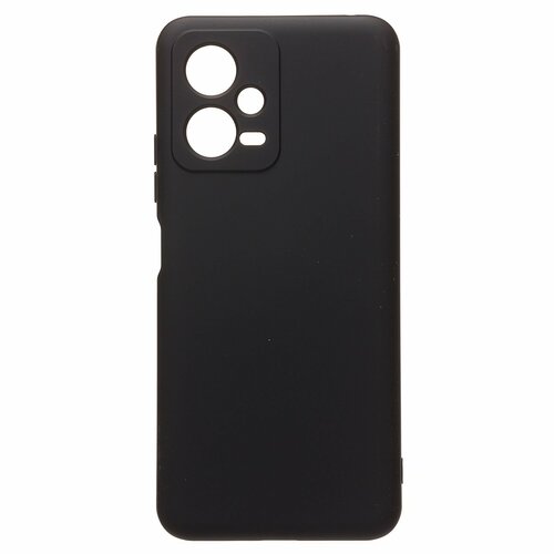 Накладка Xiaomi Poco X5 5G/Redmi Note 12 5G черный Silicone Case Full без лого