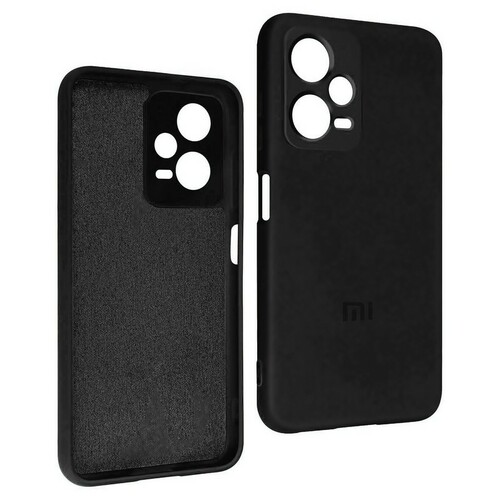 Накладка Xiaomi Poco X5 5G/Redmi Note 12 5G темно-синий Silicone Case Full без лого