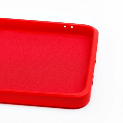 Накладка Xiaomi Redmi Note 10/10S/Poco M5S красный с защитой камеры Silicone Case Full без лого - 6