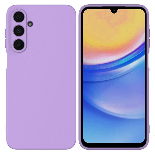 Накладка Samsung A26 сиреневый Silicone Case Full без лого