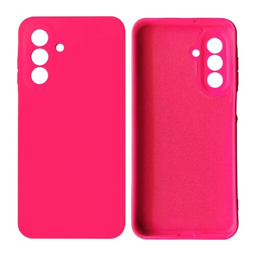 Накладка Samsung A18 ярко-розовый Silicone Case Full без лого