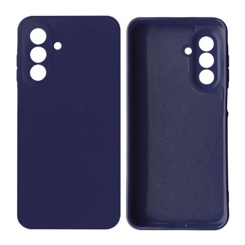 Накладка Samsung A18 темно-синий Silicone Case Full без лого